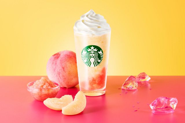 スタバ新作】『My フルーツ3 フラペチーノ』に“完熟白桃“が仲間入り