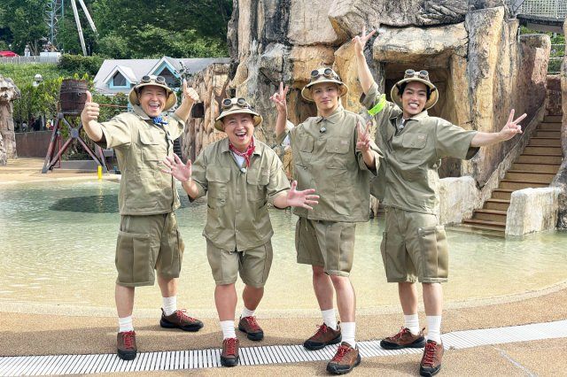 チョコプラ＆原嘉孝＆篠塚大輝、風呂敷で水を運ぶ競走に挑戦 世界最高 