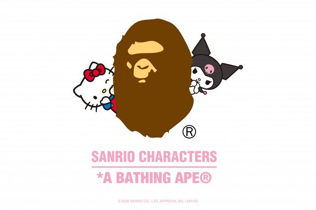 BAPE×サンリオキャラクターズ」コラボアイテム公開 クロミ＆キティの