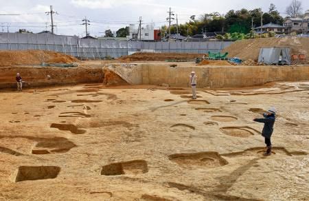 長岡京跡で大型建物遺構 南北55mと最長、「離宮」か：山陽新聞
