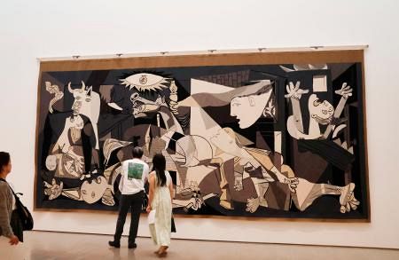 ゲルニカのタペストリー 戦争へ怒り、群馬で展示：山陽新聞デジタル