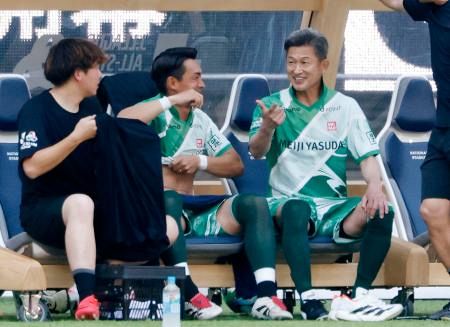 三浦カズ、W杯日本代表にエール オールスター戦プレーで盛り上げ