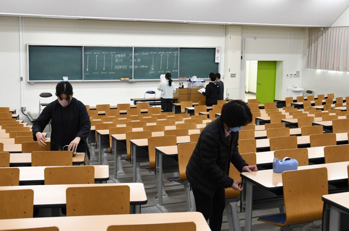 岡山大、福山市立大などで準備整う　２５日から２次試験始まる