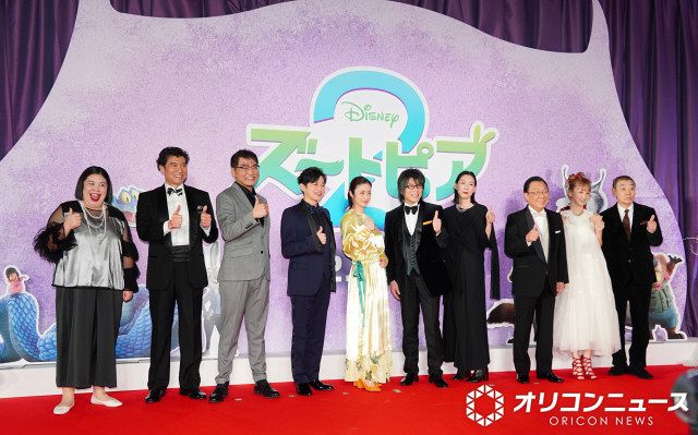 ズートピア2』上戸彩、森川智之ら日本版声優10人がレッドカーペットに
