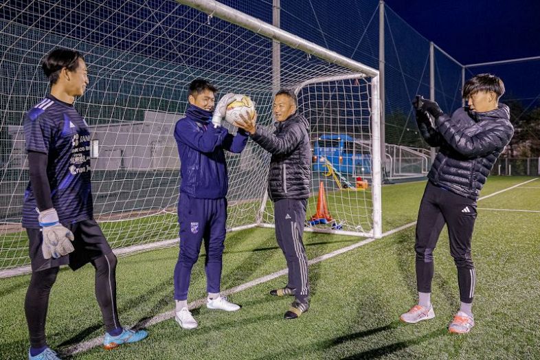 GK練習動画 SNSで注目集める 環太平洋大サッカー部 清水