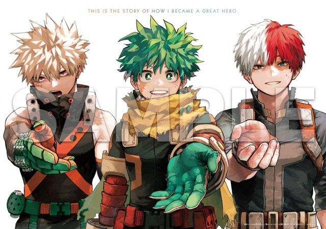 ヒロアカ』両面B3サイズポスター 最強ジャンプ付録で絵柄公開