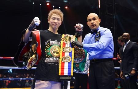井上尚弥、世界戦27連勝 中谷潤人は転級初戦で判定勝ち：山陽新聞