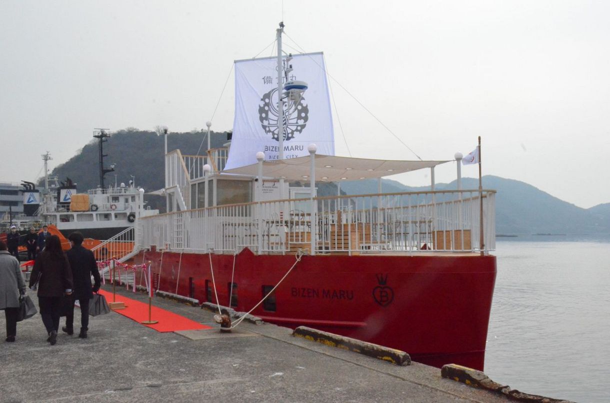 観光船「備前丸」竣工　周遊計画など未定 備前市、協議急ぐ