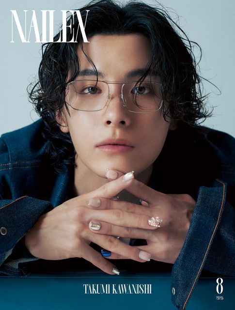 JO1川西拓実、誕生日に表紙 “モールス符号ネイル”披露：山陽新聞