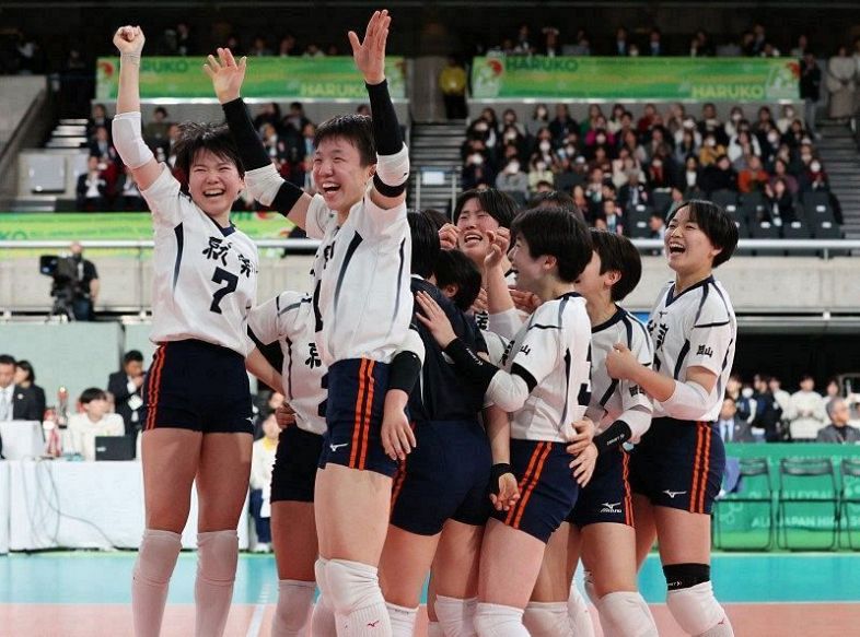 高校　バレー 就実Ｖ 全日本高校バレー女子 ２大会ぶり５度目、攻守で圧倒：山陽新聞デジタル｜さんデジ