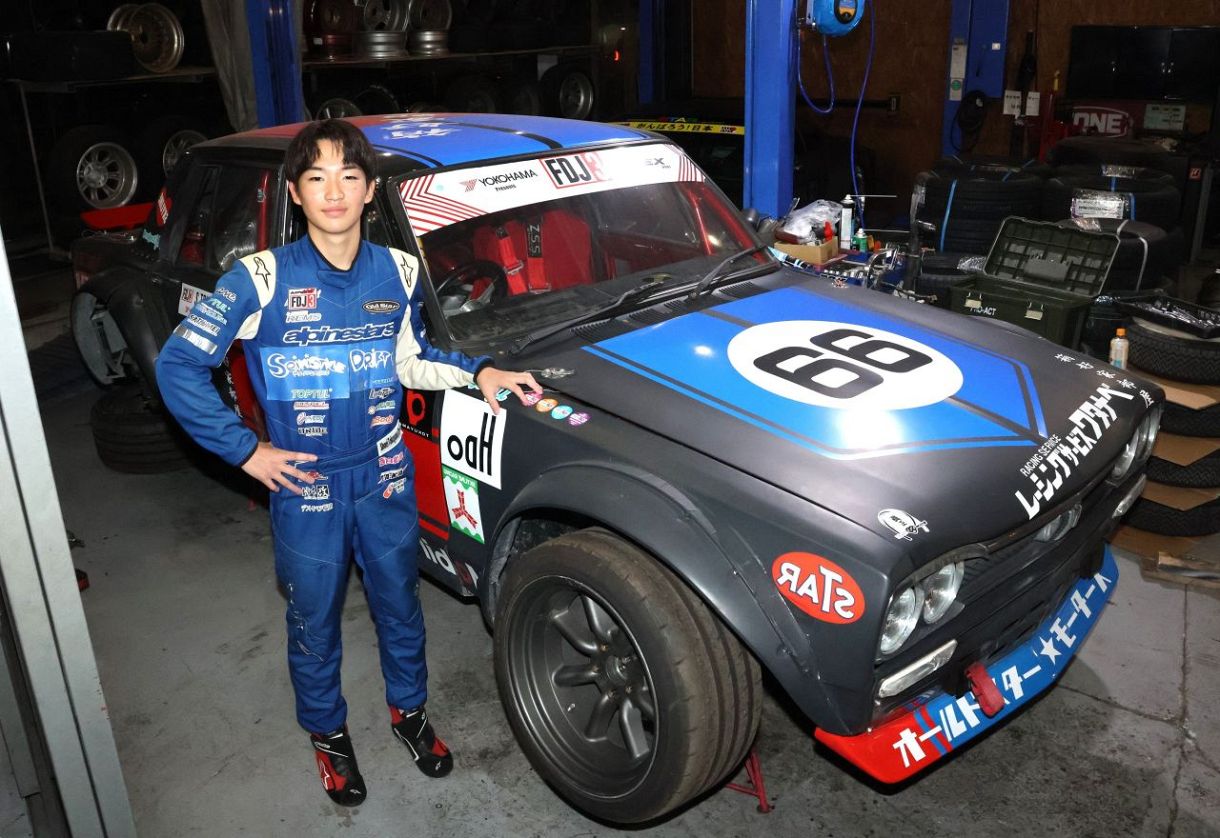 徳山様 ドリフト年間王者へ意欲 山陽高の徳山さん、23日最終戦：山陽新聞