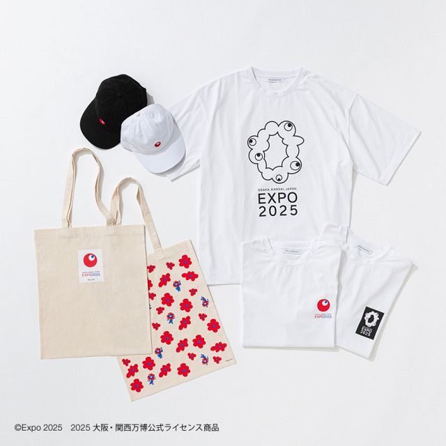 気負わない”日常に溶け込むミャクミャク公式アイテム Tシャツ・バッグ