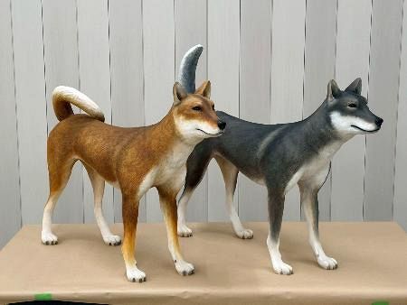 【珍品】矢立 兜 犬 卑弥呼もなでた犬？「貴重史料」 纒向遺跡で発見、出土骨から復元