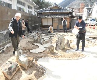 重森三玲作 高梁の庭園再生進む　所有者や親族 ＣＦで費用一部募る