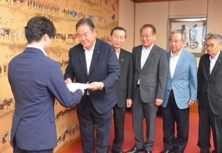 中東情勢悪化で企業に支援を　津山商議所が市に要望書