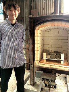 「陶芸で島に貢献したい」京都の大学生・山本さん　笠岡・北木島拠点に活動 北木石使った作品のブランド化も計画