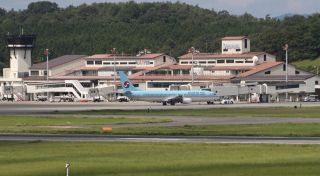 岡山空港赤字２・４億円　２３年度、コロナ禍の影響残る