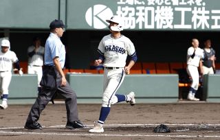 倉敷商 ６年ぶり４強入り 電光石火で先制 秋の中国高校野球大会第３日