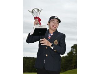 女子ゴルフの桑木が今季国内４勝目　延田グループ・マスターズＧＣ制す