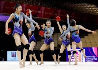 新体操田口「新しい日本見せる」　１５日の団体総合へ最終調整