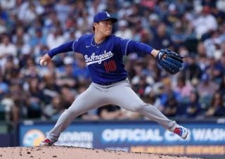 山本４勝目、７回１失点　大谷無安打、今永は５敗目