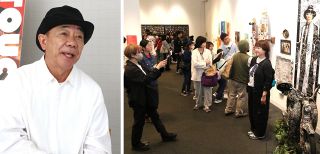 木梨憲武さんの個展 岡山シティミュージアムで開催中　自由な発想 来場者魅了【木梨さんのインタビュー付き】