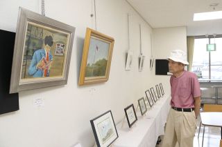 何げない一瞬 独自の感性で表現　和気、絵画講師青木さん作品展