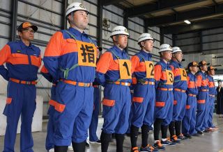 先人の思い背負って全国大会へ　消防操法、太伯分団が初出場