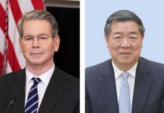 米中閣僚級がスイスで貿易協議　緊張緩和焦点、２日間の予定