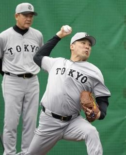 巨人・田中将が投球フォーム修正　２度目のブルペン「いい方向」