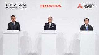 ホンダ・日産、２０２６年統合へ　世界３位、三菱自合流も