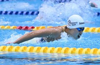 女子２００バタ芦田（勝山）圧倒の初Ｖ　岡山勢入賞ラッシュ 中国全中競泳