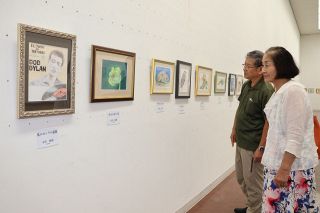 絵画教室５０周年記念し展示会　倉敷の丸山さん、岡山で作品紹介