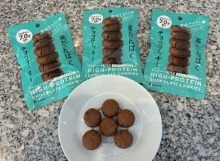 高タンパク質のチョコクッキー　イシヤマユウエン合同会社商品化
