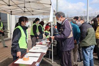 災害ＶＣの設置・運営訓練　福山 人員受け入れ、ニーズ把握など対応確認