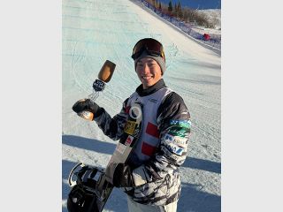 ビッグエア男子の木村葵（岡山市出身）ミラノ五輪代表入り確実　スノーボードＷ杯最終戦で凖Ｖ