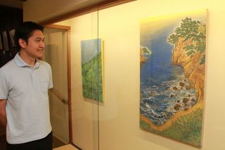 夢二にあこがれ全国旅して創作　日本画家武久さん県内初個展