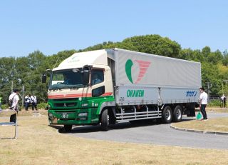 トラック運転や整備技術競う　岡山県トラ協がコンテスト