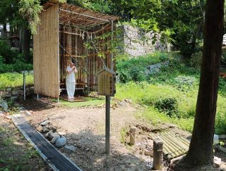 足利尊氏ゆかりの水使いみそぎ場　窪八幡宮（岡山）境内に整備