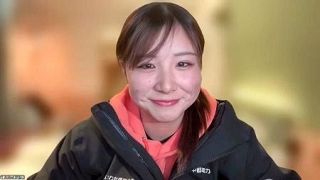 スノボ女子、三木つばきが会見　五輪シーズンへ抱負