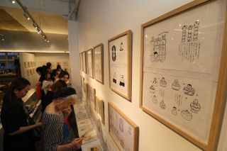 心和ます絵や文章６０点　イラストレーター杉浦さん原画展