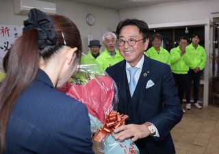 和気町長選 太田氏再選　新人との一騎打ち制す　「にぎわいつくる」
