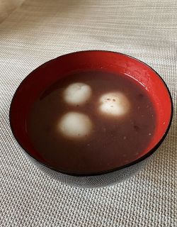 【はぐくみレシピ】ホエイぜんざい