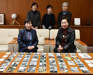 矢掛の魅力満載 切り絵かるた　愛好家の会作製 名所や特産品題材