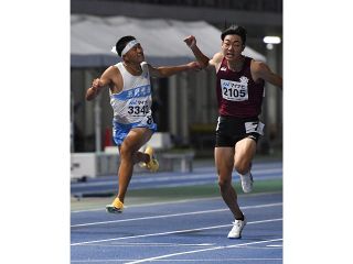 陸上男子１００、山田（光南）６位入賞 全国高校総体　花形種目で岡山勢２２年ぶり