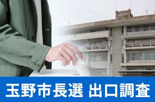 【出口調査】玉野市長選挙２０２５　現職・柴田氏と前職・黒田氏が大接戦