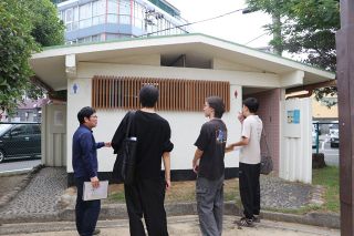 福山・長和島公園の老朽化トイレ 産学連携で建て替え　地元企業と福山大 来秋完成目指す