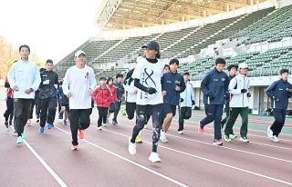 五輪４度出場の福士さん 走りの基本を始動 岡山で陸上教室