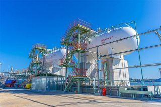 アンモニアエンジン初号機完成 次世代燃料として期待　三井Ｅ＆Ｓ玉野、供給装置とセットで売り込む