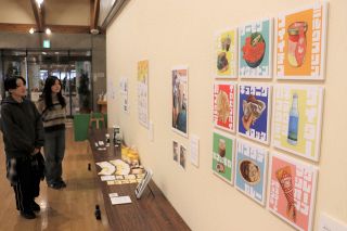 作州出身美大生 成果披露　勝央美術文学館「はつ展。」始まる